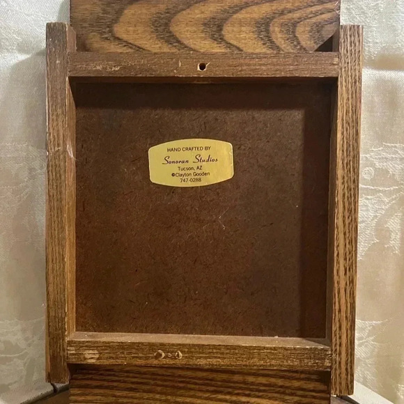 Vintage Wooden  and Ceramic Tile Trivet - Picture 4 of 4